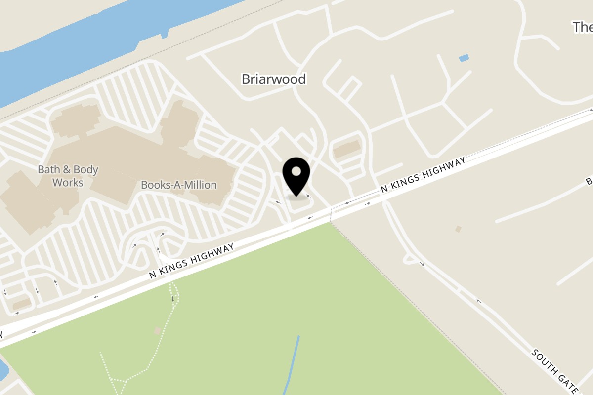 Map showing the location of Lava Korean Steakhouse on 10207 N Kings Hwy in Myrtle Beach